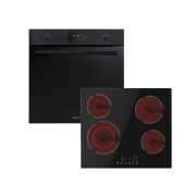 Davoline BPDX 6012 BL + BVC6005 Σετ Φούρνος + εστία