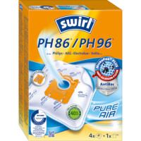 Swirl PH86/PH96 Σακούλες Σκούπας 4 +1 τμχ (Sbag)