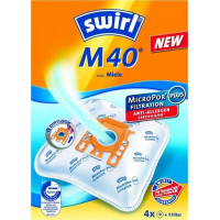 Swirl M40 Σακούλες Σκούπας 4τμχ (Miele G/N)