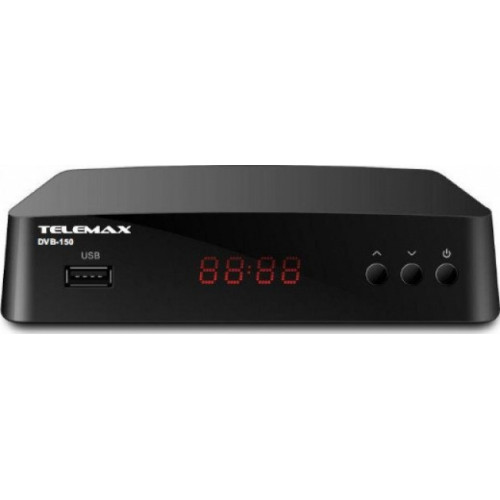 Telemax DVB-150 Αποκωδικοποιητής Ψηφιακός Δέκτης Telemax DVB-150 Αποκωδικοποιητής Ψηφιακός Δέκτης