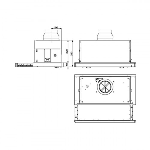 Faber Maxima NG Eco Ev8 AM/X A60 Συρόμενοι απορροφητήρες Inox
