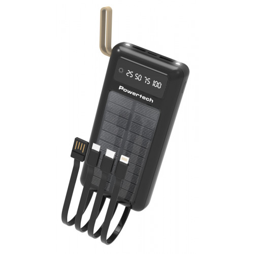 Powertech PT-1084 Ηλιακό Power Bank 20000mAh