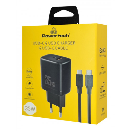 Powertech PT-1180 (35 Watt) Φορτιστής τοίχου