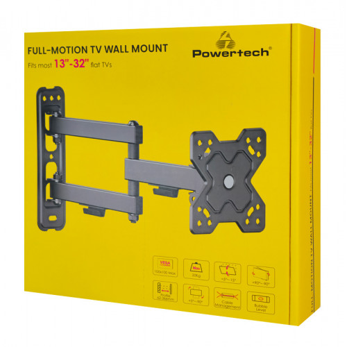 Powertech επιτοίχια βάση PT-1279 για τηλεόραση 13-32"