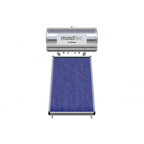 Pyramis Maidtec 160lt Glass Διπλής Ενέργειας Ηλιακοί Θερμοσίφωνες