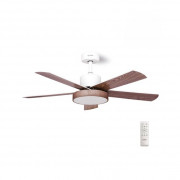 Gruppe 48-12115DC White/Wood Ανεμιστήρας οροφής