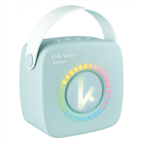Kiddoboo KidsVoice JUNIOR mini Karaoke Speaker &amp; Mic Blue + NikoletaTV (KBT3NTBLU)