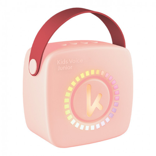 Kiddoboo KidsVoice JUNIOR mini Karaoke Speaker &amp; Mic Pink + NikoletaTV (KBT3NTPNK)