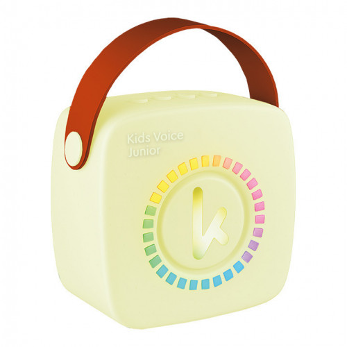 Kiddoboo KidsVoice JUNIOR mini Karaoke Speaker &amp; Mic Yellow + NikoletaTV (KBT3NTYEL)