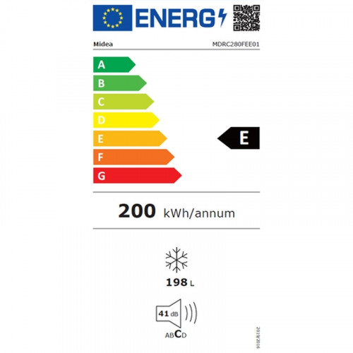 Midea MDRC284FZE01 Καταψύκτης Midea MDRC284FZE01 Καταψύκτης