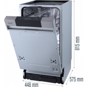 Gorenje GI520E15X Εντοιχιζόμενο Πλυντήριο πιάτων