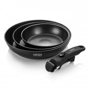 Haeger PA-C04.21A 20cm+24cm+28cm+χερούλι Τηγάνι