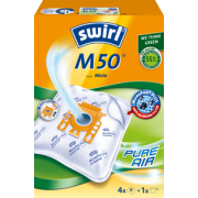 Swirl M50 MicroPor Plus AirSpace Σακούλες Σκούπας 4τμχ (Miele F/J/M)