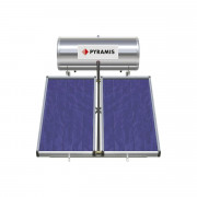 Pyramis 200lt Επιλεκτικού Συλλέκτη 2Χ2m2 Διπλής Ενέργειας Ηλιακός Θερμοσίφωνας (026000605)