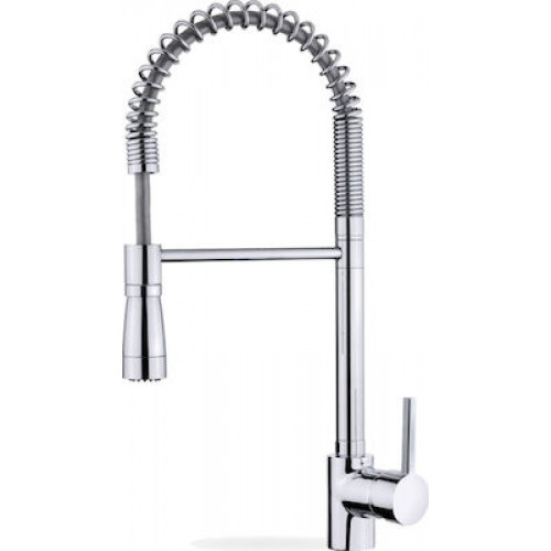 Teka Ark 939 Μπαταρία Κουζίνας με Σπιράλ Ασημί (B.496.ΧΡ)